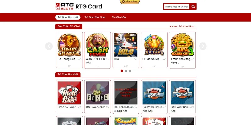 sảnh RTG Game bài Hello88