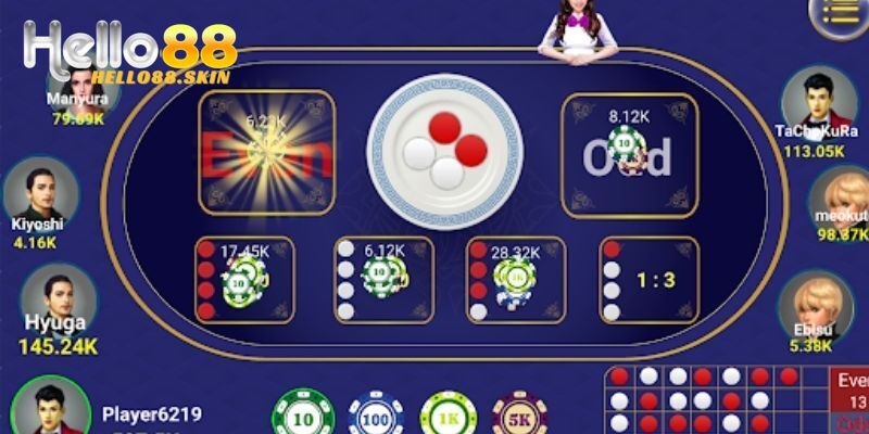 Xóc đĩa Live Casino Hello88